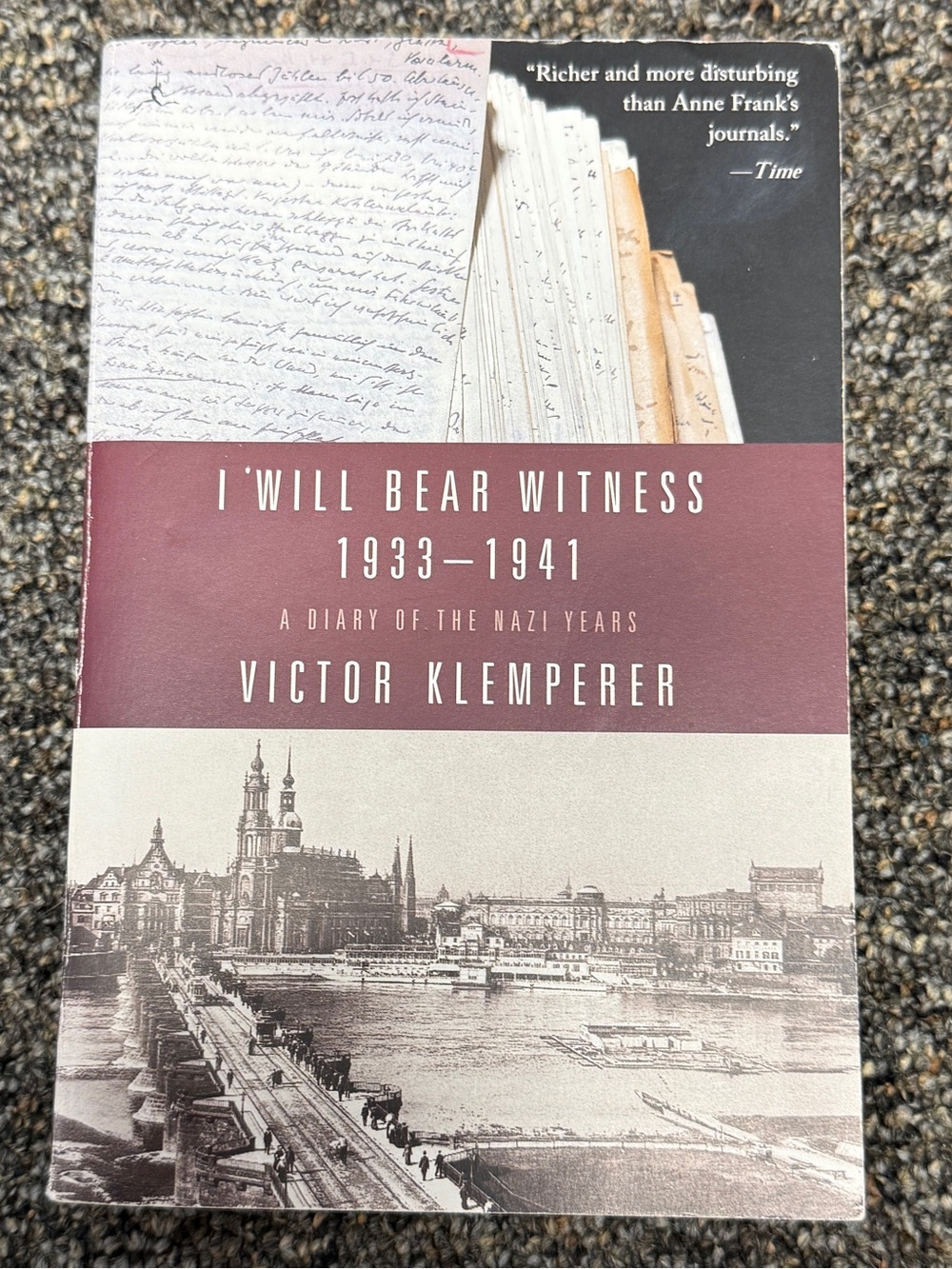 I Will Bear Witness 1933-41 by Victor Klemperer